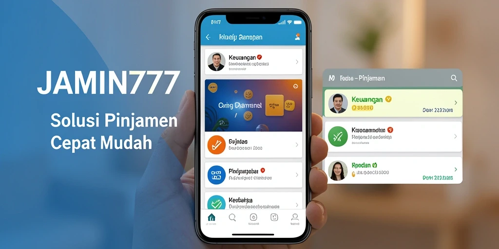 Antarmuka aplikatif JAMIN777 yang intuitif dan mudah digunakan.
