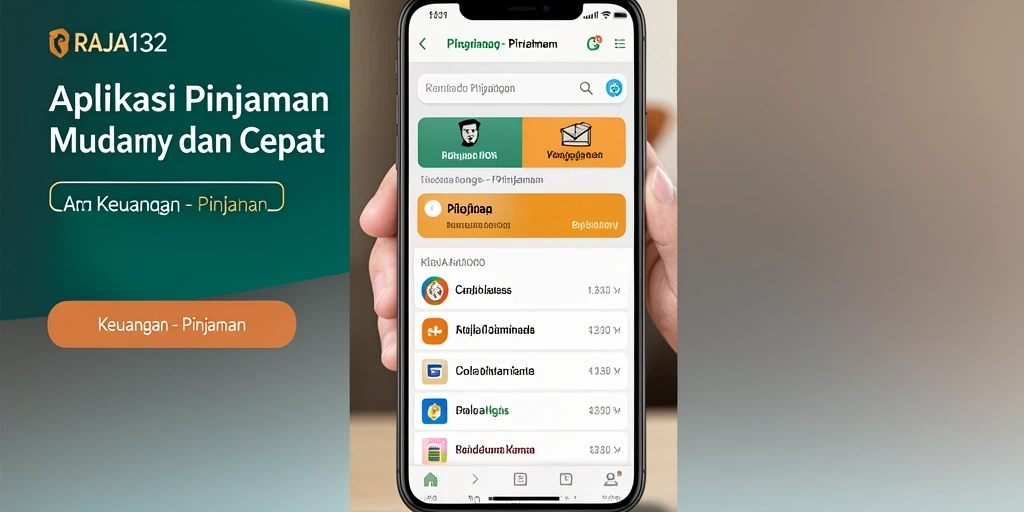 Tampilan antarmuka RAJA132 yang menarik dan mudah digunakan.